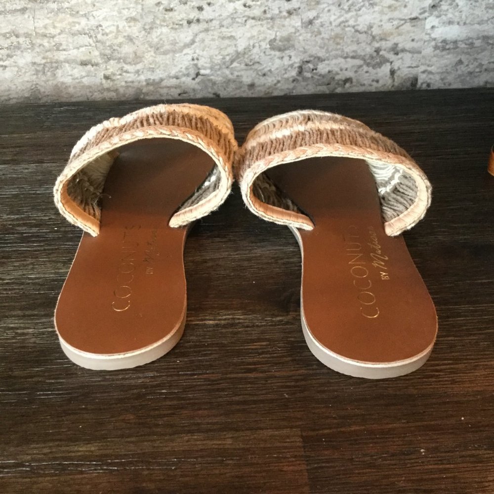 Coconuts Matisse Woven Slide In Flats Sz 6 - image 2